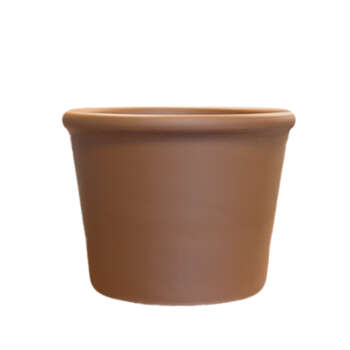 Cilindro Bordato Terracotta