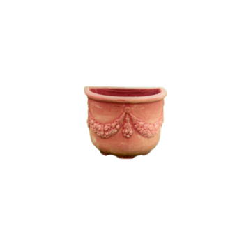 MEZZO VASO C/ PIEDINI FESTONATO